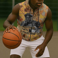 Ngugi wa Thiong O Sleeveless Zip Hoodie African Literary Icon Portrait Cultural Revival - Wonder Print Shop