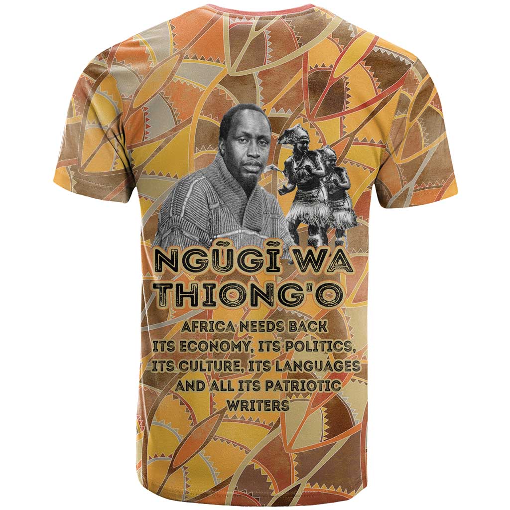 Ngugi wa Thiong O T shirt African Literary Icon Portrait Cultural Revival - Wonder Print Shop