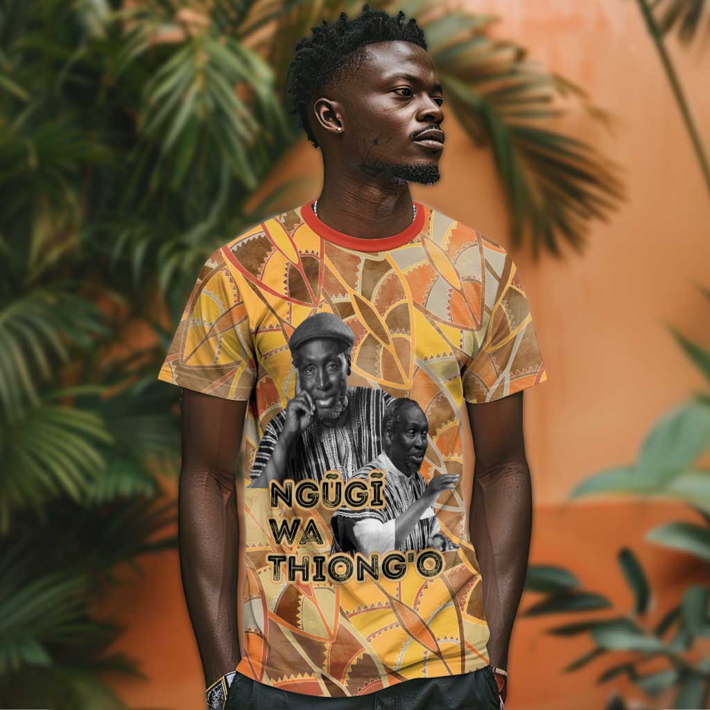Ngugi wa Thiong O T shirt African Literary Icon Portrait Cultural Revival - Wonder Print Shop
