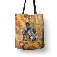 Ngugi wa Thiong O Tote Bag African Literary Icon Portrait Cultural Revival - Wonder Print Shop
