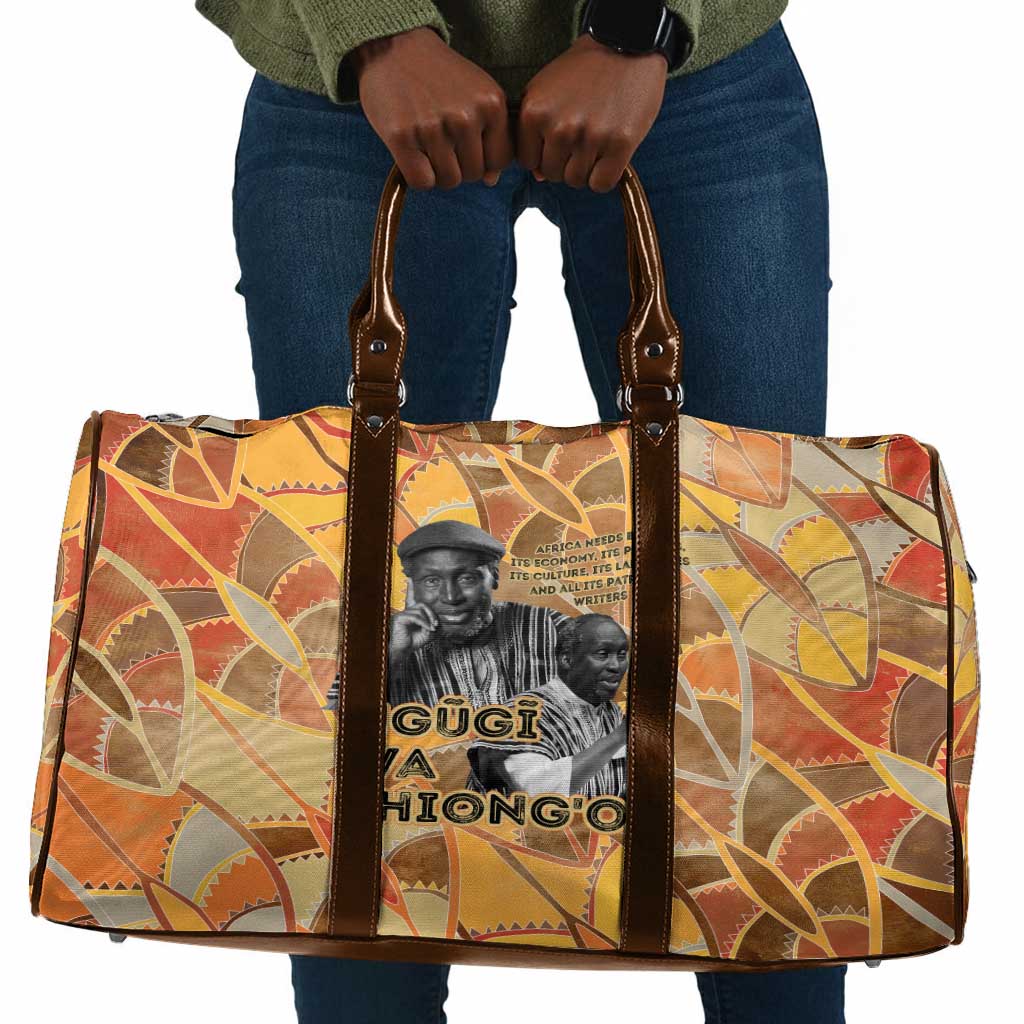 Ngugi wa Thiong O Travel Bag African Literary Icon Portrait Cultural Revival - Wonder Print Shop
