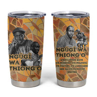 Ngugi wa Thiong O Tumbler Cup African Literary Icon Portrait Cultural Revival - Wonder Print Shop