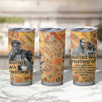 Ngugi wa Thiong O Tumbler Cup African Literary Icon Portrait Cultural Revival - Wonder Print Shop
