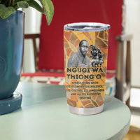 Ngugi wa Thiong O Tumbler Cup African Literary Icon Portrait Cultural Revival - Wonder Print Shop