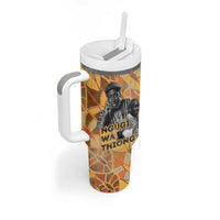 Ngugi wa Thiong O Tumbler With Handle African Literary Icon Portrait Cultural Revival - Wonder Print Shop