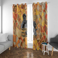 Ngugi wa Thiong O Window Curtain African Literary Icon Portrait Cultural Revival - Wonder Print Shop