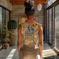 Ngugi wa Thiong O Women Sleeveless Polo Shirt African Literary Icon Portrait Cultural Revival - Wonder Print Shop