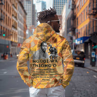 Ngugi wa Thiong O Zip Hoodie African Literary Icon Portrait Cultural Revival - Wonder Print Shop