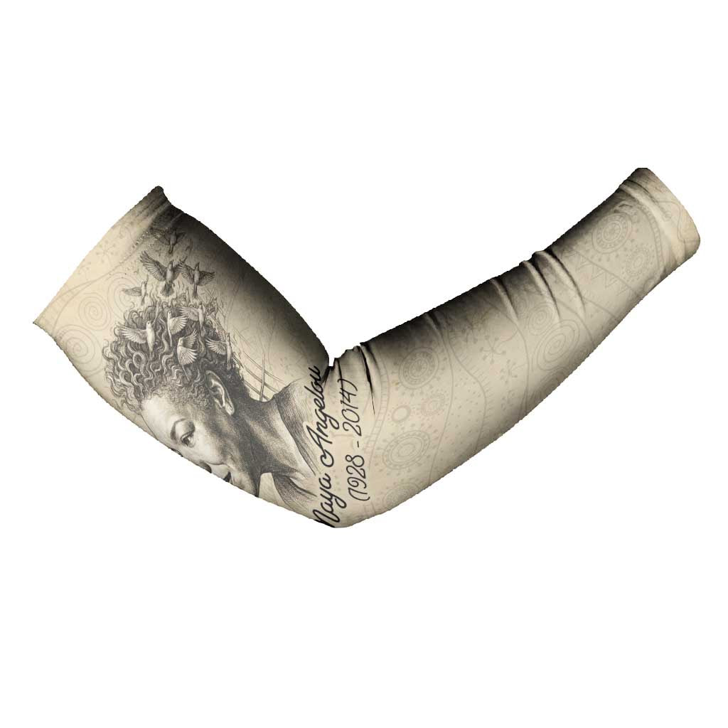 Maya Angelou Arm Sleeves I Know Why The Caged Bird Sings - Wonder Print Shop