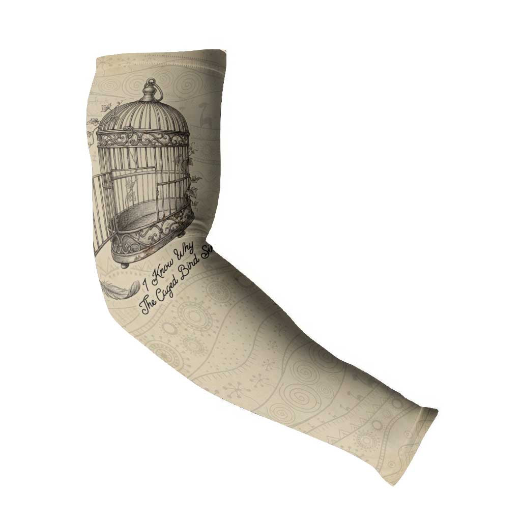 Maya Angelou Arm Sleeves I Know Why The Caged Bird Sings - Wonder Print Shop