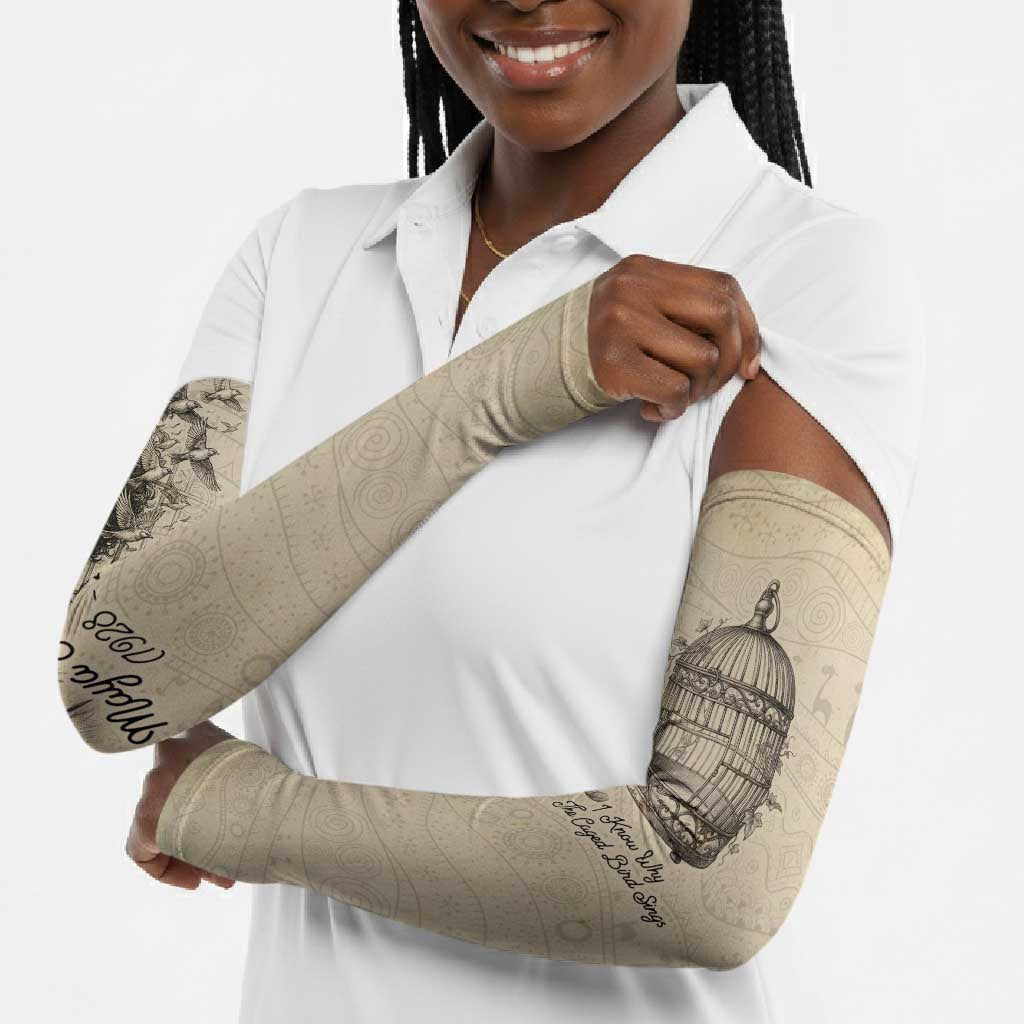 Maya Angelou Arm Sleeves I Know Why The Caged Bird Sings - Wonder Print Shop