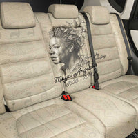 Maya Angelou Back Car Seat Cover I Know Why The Caged Bird Sings - Wonder Print Shop