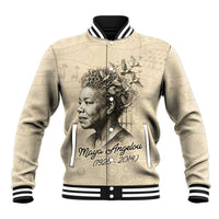 Maya Angelou Baseball Jacket I Know Why The Caged Bird Sings - Wonder Print Shop