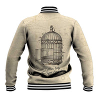 Maya Angelou Baseball Jacket I Know Why The Caged Bird Sings - Wonder Print Shop