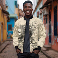 Maya Angelou Bomber Jacket I Know Why The Caged Bird Sings - Wonder Print Shop