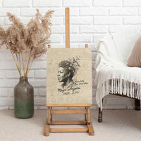 Maya Angelou Canvas Wall Art I Know Why The Caged Bird Sings - Wonder Print Shop