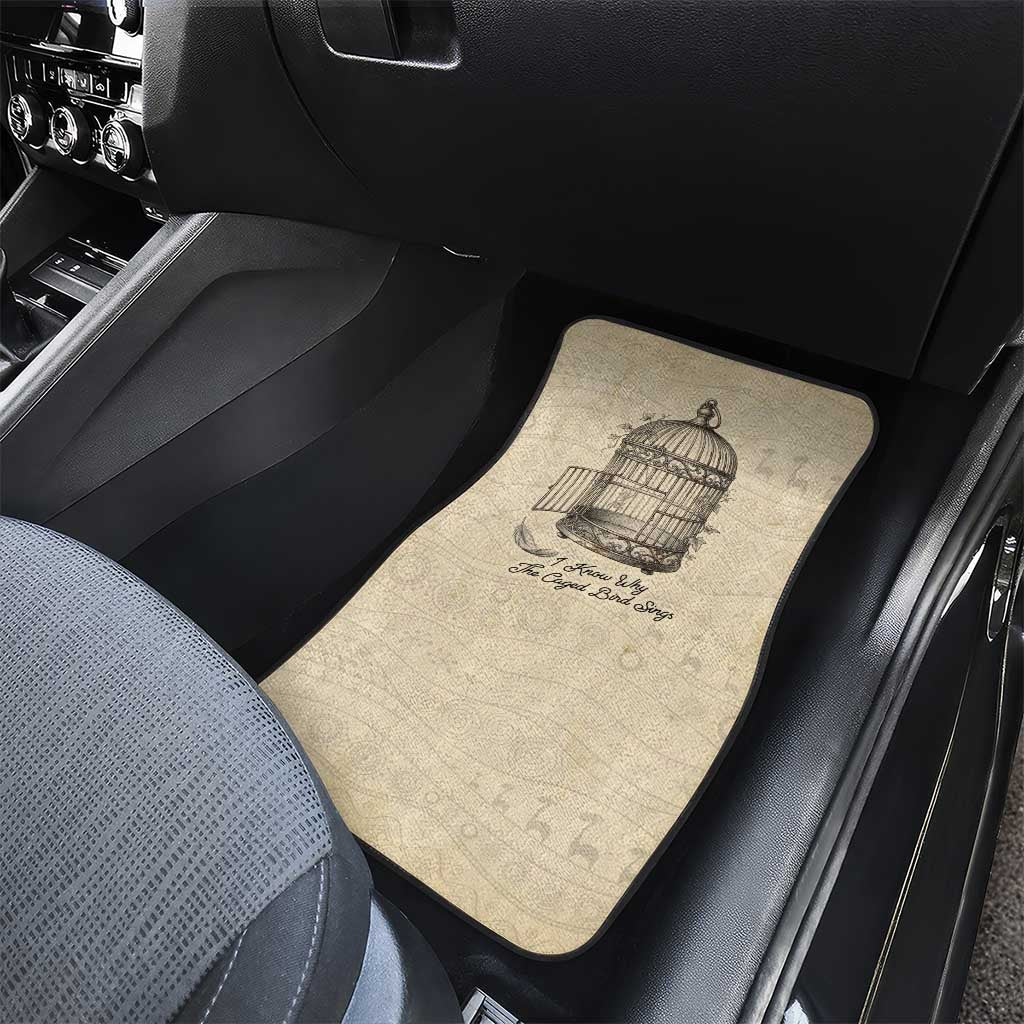 Maya Angelou Car Mats I Know Why The Caged Bird Sings - Wonder Print Shop