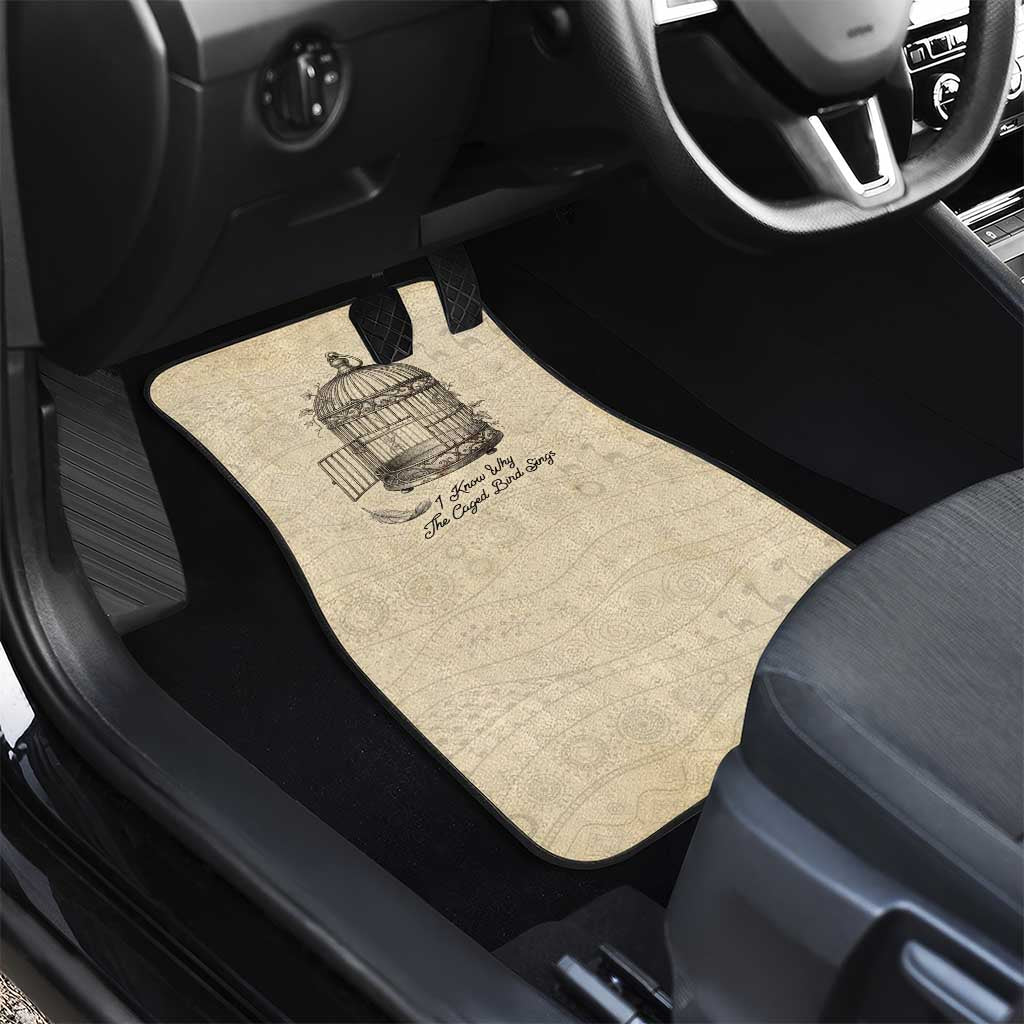 Maya Angelou Car Mats I Know Why The Caged Bird Sings - Wonder Print Shop