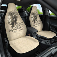 Maya Angelou Car Seat Cover I Know Why The Caged Bird Sings - Wonder Print Shop
