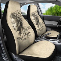 Maya Angelou Car Seat Cover I Know Why The Caged Bird Sings - Wonder Print Shop