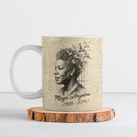 Maya Angelou Ceramic Mug I Know Why The Caged Bird Sings - Wonder Print Shop