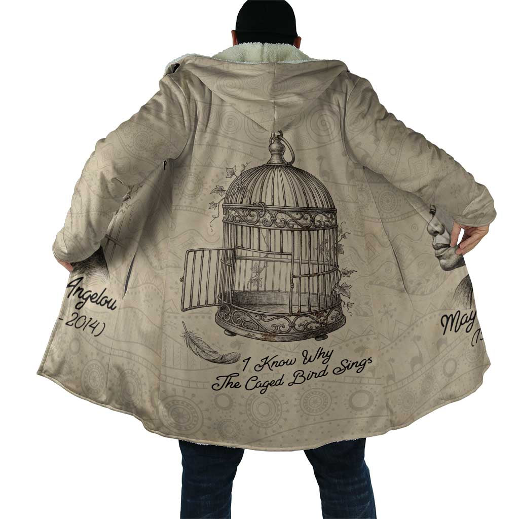 Maya Angelou Cloak I Know Why The Caged Bird Sings - Wonder Print Shop