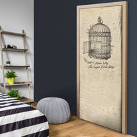 Maya Angelou Door Cover I Know Why The Caged Bird Sings - Wonder Print Shop