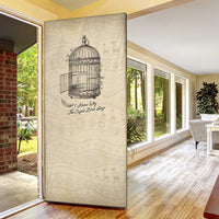 Maya Angelou Door Cover I Know Why The Caged Bird Sings - Wonder Print Shop