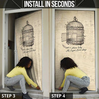 Maya Angelou Door Cover I Know Why The Caged Bird Sings - Wonder Print Shop