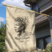 Maya Angelou Garden Flag I Know Why The Caged Bird Sings - Wonder Print Shop