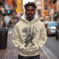 Maya Angelou Hoodie I Know Why The Caged Bird Sings - Wonder Print Shop