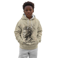 Maya Angelou Kid Hoodie I Know Why The Caged Bird Sings - Wonder Print Shop