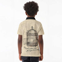 Maya Angelou Kid Polo Shirt I Know Why The Caged Bird Sings - Wonder Print Shop