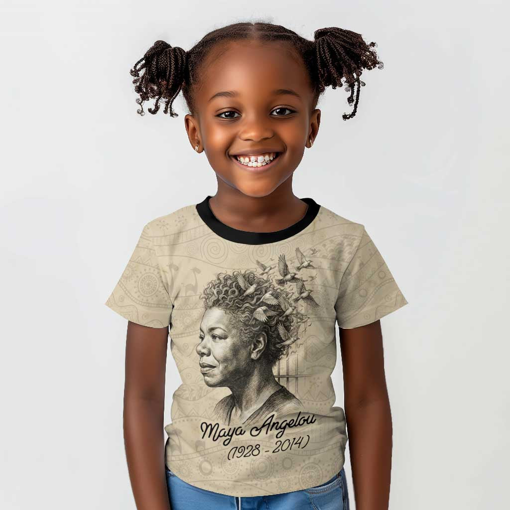Maya Angelou Kid T shirt I Know Why The Caged Bird Sings - Wonder Print Shop