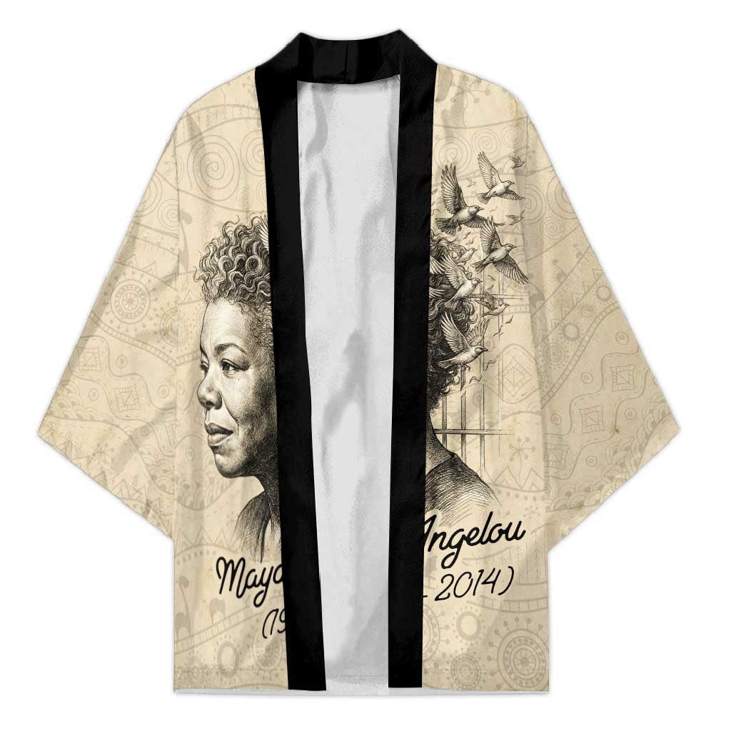 Maya Angelou Kimono I Know Why The Caged Bird Sings - Wonder Print Shop
