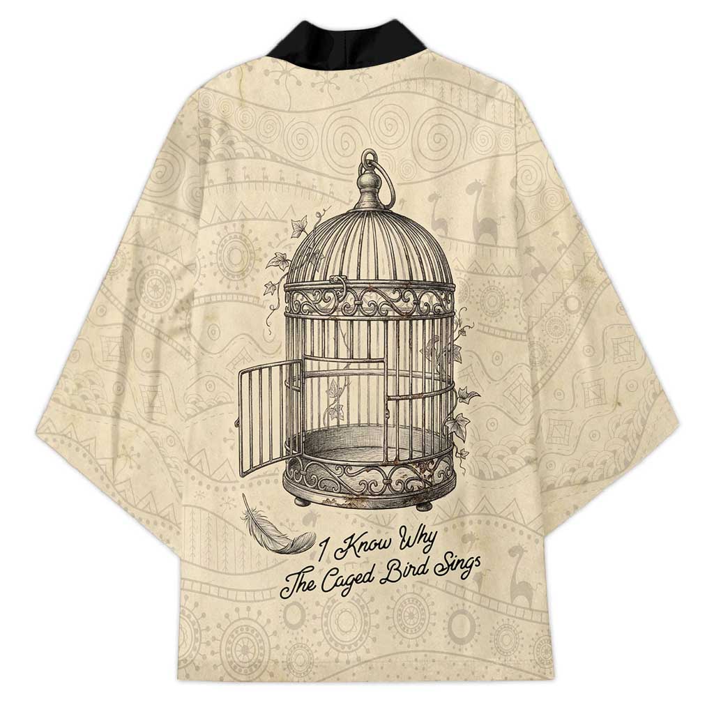 Maya Angelou Kimono I Know Why The Caged Bird Sings - Wonder Print Shop