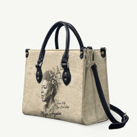 Maya Angelou Leather Bag I Know Why The Caged Bird Sings - Wonder Print Shop