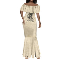 Maya Angelou Mermaid Dress I Know Why The Caged Bird Sings - Wonder Print Shop