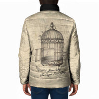 Maya Angelou Padded Jacket I Know Why The Caged Bird Sings - Wonder Print Shop