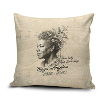 Maya Angelou Pillow Cover I Know Why The Caged Bird Sings - Wonder Print Shop