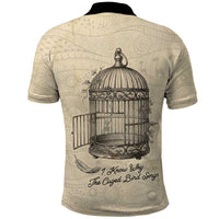 Maya Angelou Polo Shirt I Know Why The Caged Bird Sings - Wonder Print Shop