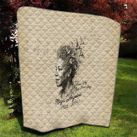 Maya Angelou Quilt I Know Why The Caged Bird Sings - Wonder Print Shop
