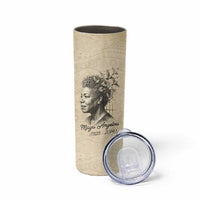 Maya Angelou Skinny Tumbler I Know Why The Caged Bird Sings - Wonder Print Shop