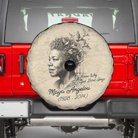 Maya Angelou Spare Tire Cover I Know Why The Caged Bird Sings - Wonder Print Shop