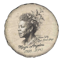 Maya Angelou Spare Tire Cover I Know Why The Caged Bird Sings - Wonder Print Shop