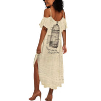Maya Angelou Summer Maxi Dress I Know Why The Caged Bird Sings - Wonder Print Shop