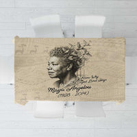 Maya Angelou Tablecloth I Know Why The Caged Bird Sings - Wonder Print Shop