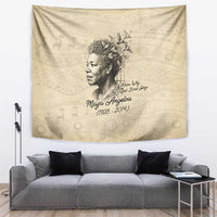 Maya Angelou Tapestry I Know Why The Caged Bird Sings - Wonder Print Shop