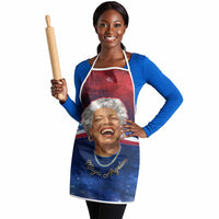 Maya Angelou Apron Inspirational Life Mission Quote Celebration of Joy Passion and Compassion - Wonder Print Shop