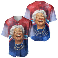 Maya Angelou Baseball Jersey Inspirational Life Mission Quote Celebration of Joy Passion and Compassion - Wonder Print Shop